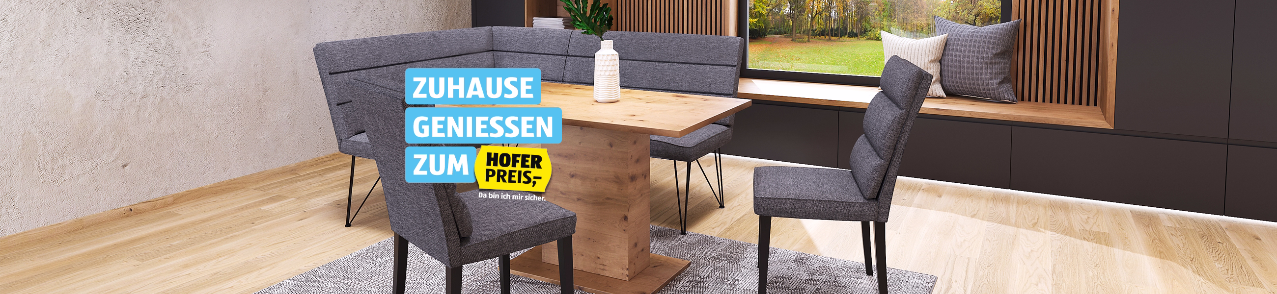 Esszimmer-M&ouml;bel zum HOFER Preis
